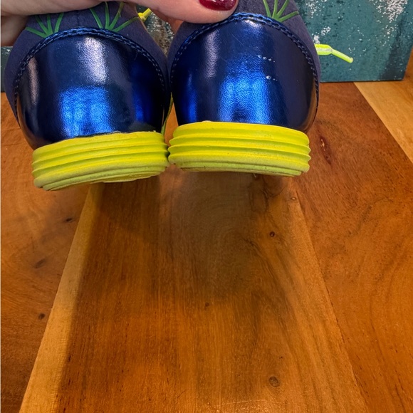 Coach Y2K Vintage Blue Metallic and Nylon Darla Sneaker - Picture 12 of 13